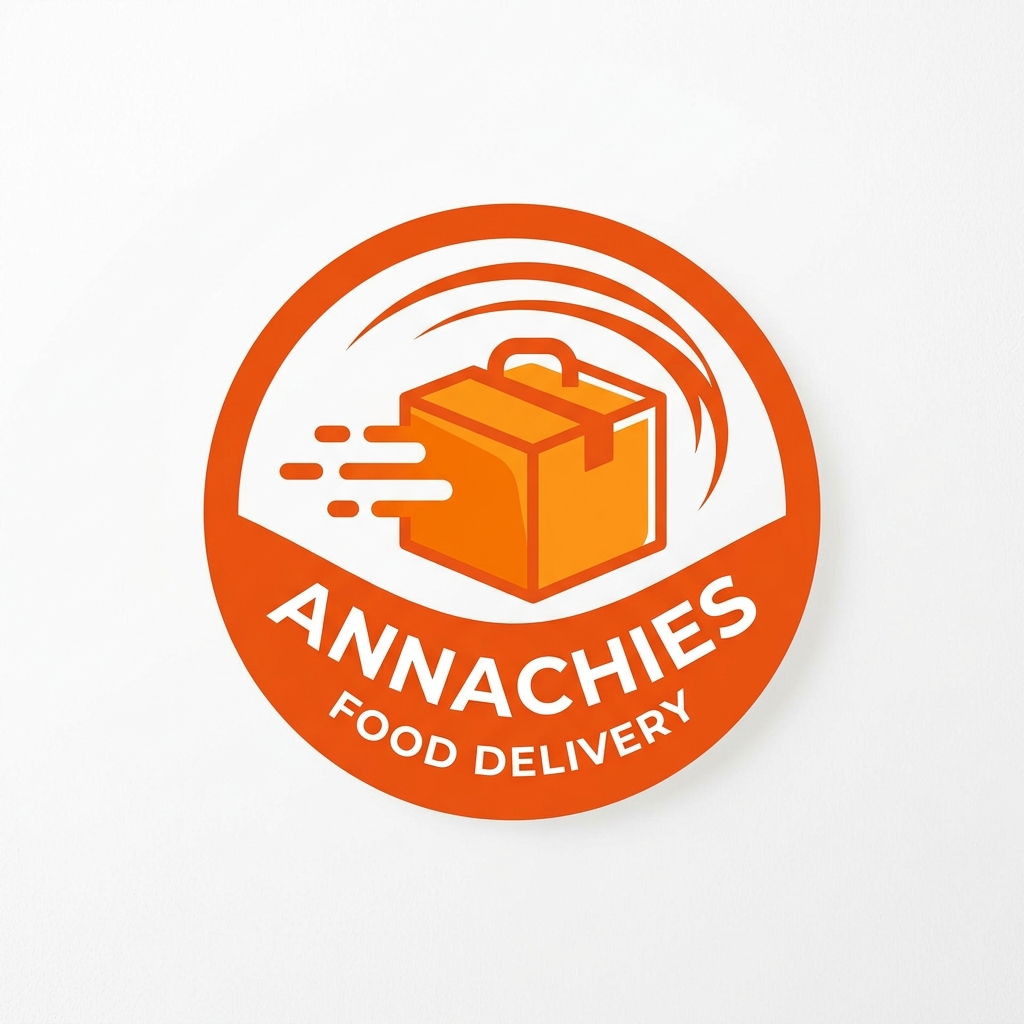 Annachie's Food Delivery Logo